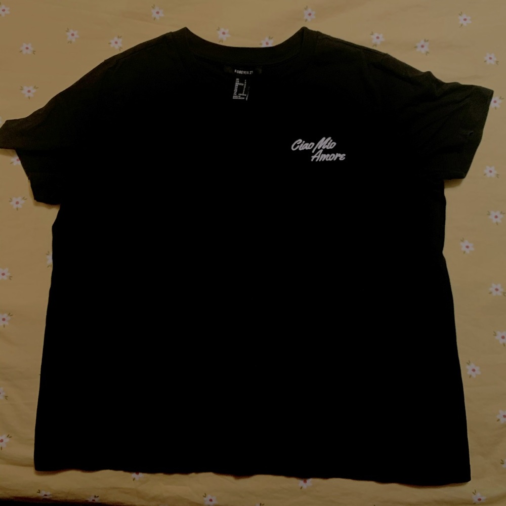 Forever 21 : Italian phrase tee shirt